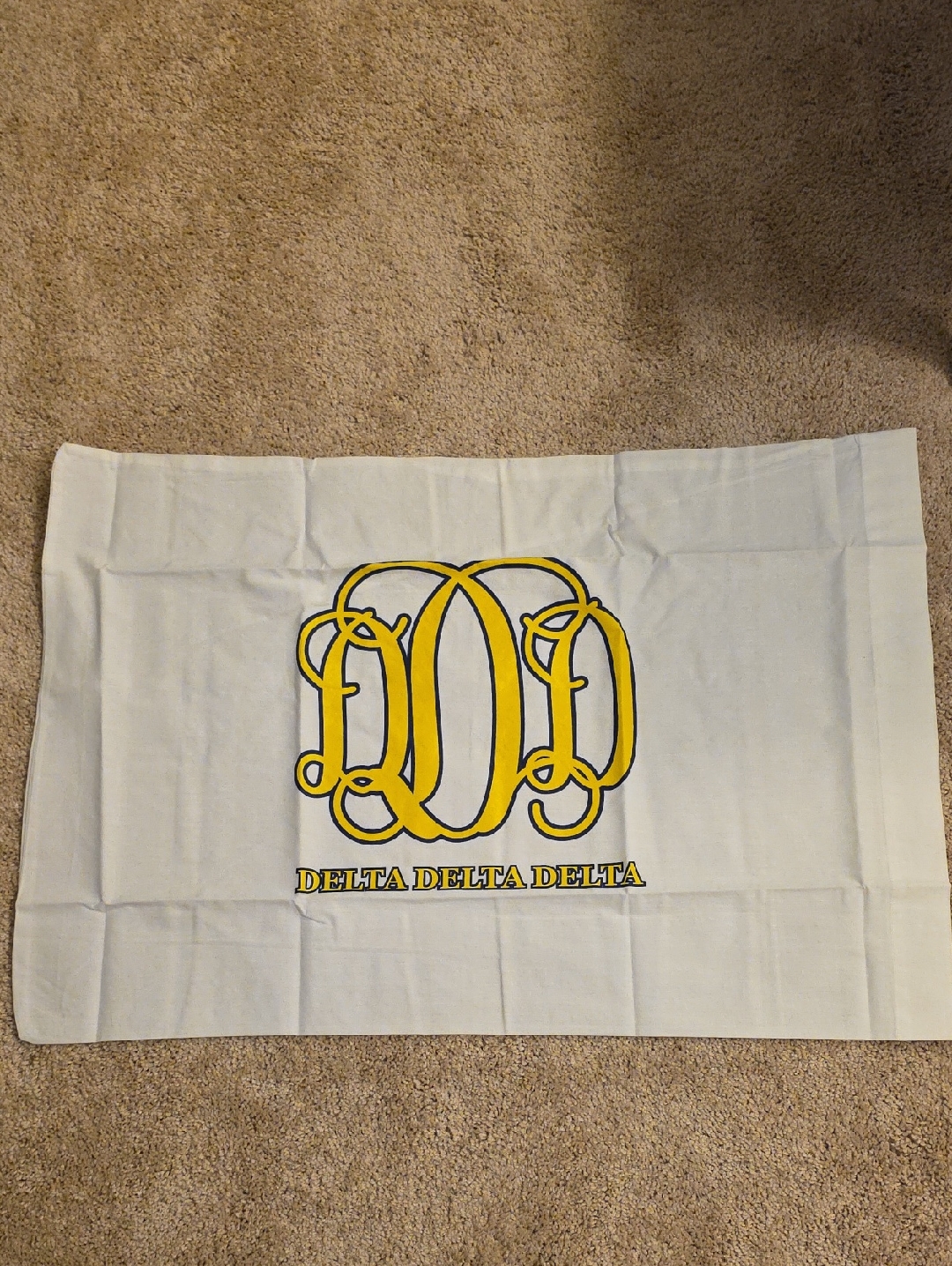 Delta Delta Delta Pillow Case
